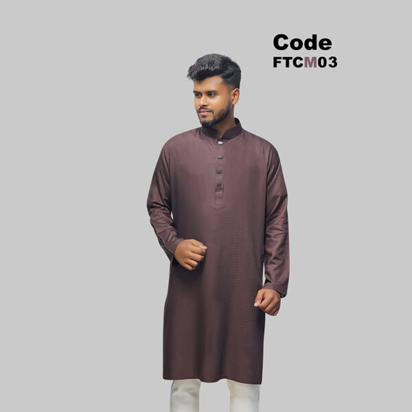 প্রিমিয়াম চিনিগুড়া সলিড পাঞ্জাবি/ কালার > Coffee